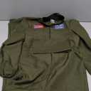 fun shack WW2 Flight Suit Pilot Costume for Kids, Army Outfit, Fighter Pilot Uniform, US Air Force Gear (Large, Green)