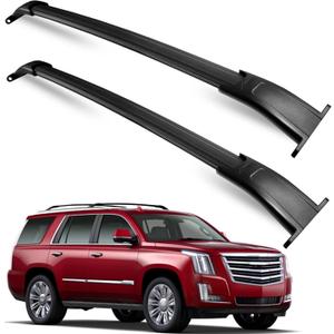 Wonderdriver Heavy Duty 220lb Roof Rack Cross Bars Fit for GMC Yukon & Yukon XL, Chevy Suburban & Tahoe 2015-2020, Cadillac Escalade & Escalade ESV, Chevrolet Aluminum Crossbar Rooftop Cargo Carrier