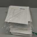 qiqee 50Packs Auto-pop Cookie Boxes for Gift Giving 8x5.3x2 inch White One Second Folding Treat Box with Window Bakery Box for Donuts Candies and Biscuit