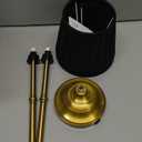 KDG Cordless LED Table Lamp Set of 2, Portables Fabric Shade Desk Lamps, 5000mAh Rechargeable Battery Powered Lighting, Dimmable Light for Dining Room, Bedroom, Bedside,Night Light, Balcony (Black)