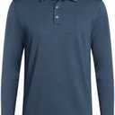Eddie Bauer Men's Long Sleeve Melange Polo, 2XB