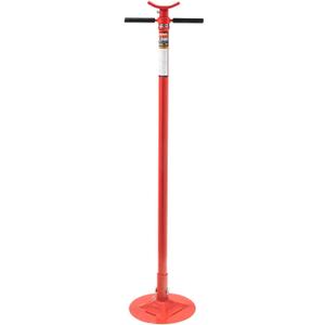 Sunex 6809A, Underhoist Support Stand,  Ton Capacity, 12 Inch Diameter Base, Contoured Saddle, Bearing Mounted Spin Handle, Self-Locking ACME Threaded Screw, Supports Vehicle Components (Regular)