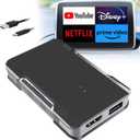 Magic CarPlay Box 3.0 Max, CarPlay AI Box Support YouTube/Netflix/Hulu etc., Qualcomm Multi-Core Android System Multimedia Video Box with Wireless CarPlay/Android Auto Adapter