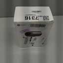 Slopehill Professional Ionic Hair Dryer, Powerful 1800W Fast Drying Low Noise Blow Dryer with 2 Concentrator Nozzle 1 Diffuser Attachments for Home Salon Travel (Black)