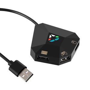 Joso Keyboard and Mouse Adapter for Nintendo Switch, Xbox, PS4, Switch Keyboard Adapter for Playing FPS, RTS, Apex, Plug and Play Mice Converter with Type C Auxiliary Power Port