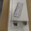 Furinno LUDER Book Shelf, 5-Tier Bookshelf, Bookcase, 9.4" x 15.8" x 52", for Living Room, Bedroom, Home Office, White