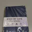 End of Life Planner, Spiral Estate Planning Organizer with Tabs for Senior, I'm Dead Now What Planner for Final Arrangements & Important Affairs with Large Print, 7.9"x10.4", Blue