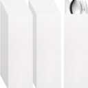YOUEON 500 Pcs White Kraft Paper Silverware Bags Churro Bags, 3.1 x 9.8 in Greaseproof Silverware Sleeves, Food Bag Bulk for Kitchen Cutlery, Bread, Treats, Cookies, Party Supplies, Table Setting