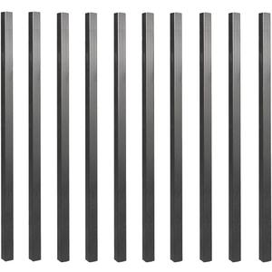 Baluster 3/4" Square x 26" Long, Powder Coated Black - SQPS26 (10 Pcs)