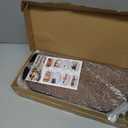 2 Pack Floating Shelves for Wall Rustic Farmhouse 17 Inch Floating Shelf Bathroom Wooden Shelves for Wall Mounted Live Fluted Edge Pine Shelves with Natural Grain for Living Room Bedroom Kitchen