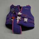 Kids Swim Vest Toddler Floaties for 24-66 lbs Boys Girls, Toddler Swim Vest with Adjustable Safety Strap, Easy On and Off Swimming Aid for Age 2-6 Years Learn to Swim (S/(1-3 yrs/24-40 lbs), Purple)