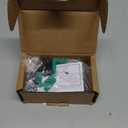 Ivilon Ceiling or Wall Mount Curtain Rod Brackets Holders for Curtain Rods of 7/8 and 1 Inch Diameter. Set of 2. Color Black