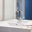 Gerber D222530 Amalfi Single Handle Bathroom Faucet with Metal Touch-Down Drain, Chrome
