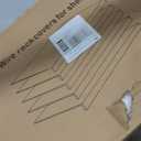 Wire Rack Covers for Shelves, 36*12 PVC inch Wires Shelf Cover, Shelfs Covers for Wire Shelving, Easy to cut Install Wires Shelf 0.31-inch Thick Moisture Durable Shelfs Liner for Kitchen, Pantry White, 36W x 12D