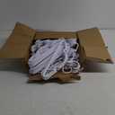 Kids Hangers - 100 Pack, 11.5 Inch White Baby & Toddler Hangers for Closet - Ideal for Baby Standard Use