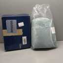 Fredsure Distressed Velvet Comforter Set, 5 Pieces Sage Green King, Distressed Velvet Face and Brushed Microfiber Reverse