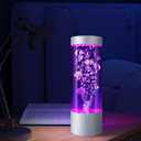 Bubble Fish Lamp, Sensory Bubble Tube Lamp, Artificial Fish Tank with Moving Fish, to Light Up Your Life Like a Lamp, Fish Tank Light and Aquarium Lamp, Excellent Gift