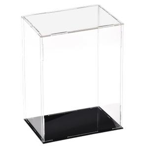 uxcell Acrylic Clear Display Case Box Dustproof Protection Showcase Cube Collectibles Show Box 5.9x3.9x9.8inch