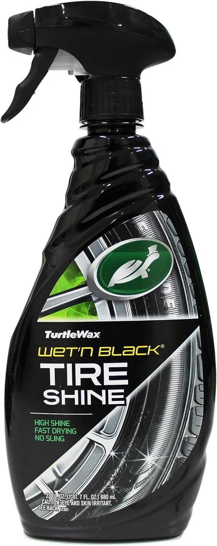 Turtle Wax T217RA Wet'n Black Ultra Wet Tire Shine - 23 Fl Oz. (23 Fl Oz (Pack of 1))
