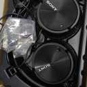 Sony MDRZX110NC Noise Canceling On Ear Headphones, Black, Wired