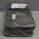 Bedsure Cotton Duvet Cover Set - 100% Cotton Waffle Weave Olive Green Duvet Cover California King Size, GentleSoft and Breathable Cal King Bedding Set for All Season, 3 Pieces, 104"x98"