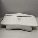 DONAMA Cervical Pillow for Neck and Shoulder,Contour Memory Foam Pillow,Ergonomic Neck Support Pillow for Side Back Stomach Sleepers with Pillowcase (Queen Size 24.8"Lx14.96"Wx5.51"H, Light Grey)