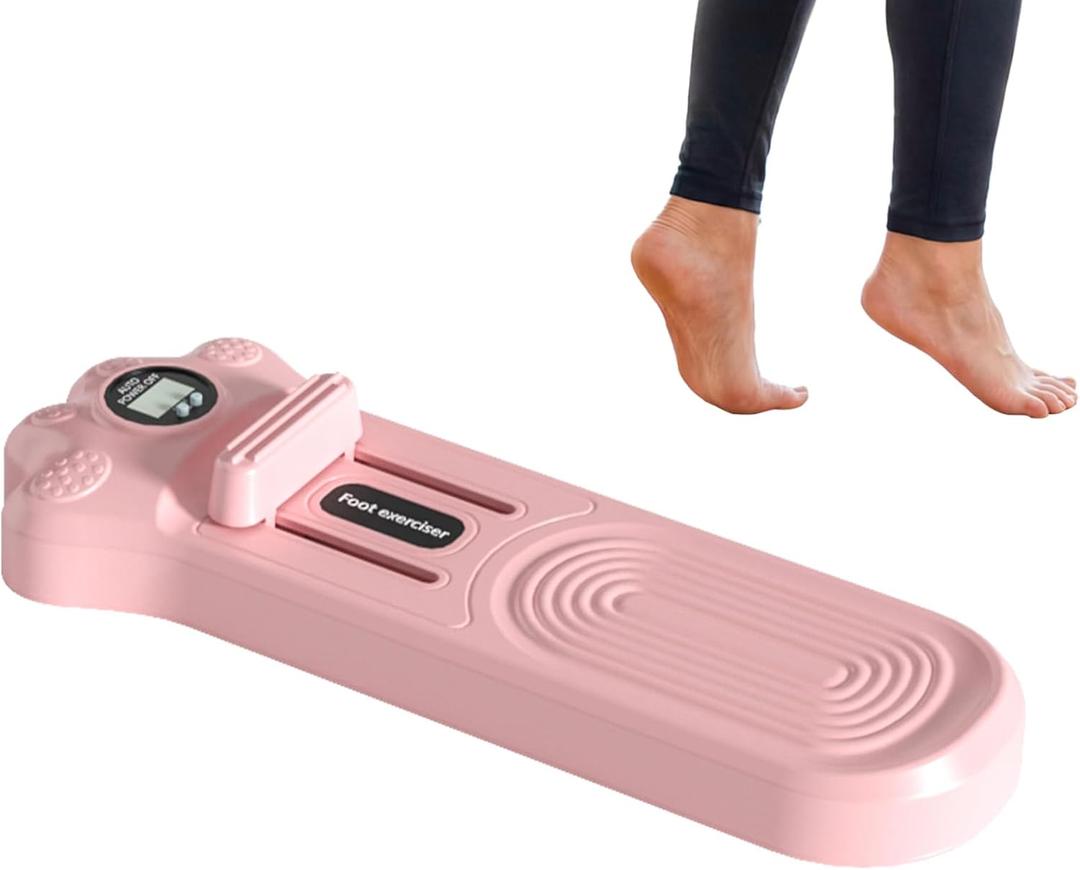 Foot Arch Trainer with Counter, Plantar Fasciitis Relief & Arch Support Strength, for Flat Feet, Foot Arch Exercise for Adults & Seniors (Pink)