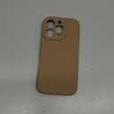 Vooii Compatible with iPhone 16 Pro Case, Liquid Silicone Upgrade [Camera Protection] [Soft Anti-Scratch Microfiber Lining] Shockproof Phone Case for iPhone 16 Pro 6.3 inch - Light Brown