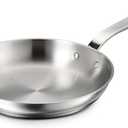 Tramontina Tempo Tri-Ply Base Stainless Steel 10-Inch Frying Pan, Induction-Ready Skillet, Oven-Safe, Dishwasher-Safe