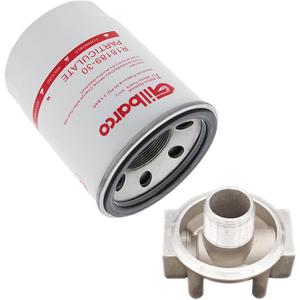 3/4 inch NPT Fuel Filter for Transfer Pump, 30 Micron Spin-on Style for Portable Mobile and Stationary Fuel Tanks Boat