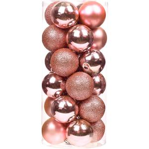 Emopeak Christmas Balls Ornaments for Xmas Christmas Tree - 2.36 Inch Shatterproof