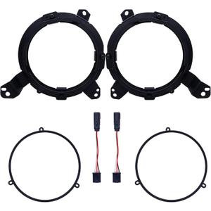 HiSport Headlight Mounting Bracket Aluminium Alloy - Omnidirectional Adjustable with Wiring Harness, Compatible with Jeep Wrangler JL 2018-2020 (7" Light, 6-Piece Set)