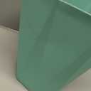 ZXJ Small Trash Can - 1.8 Gallon - Green - Waste Basket - Garbage Bin Bathroom,Kitchen,Office,Dormitory,Camping,Kids Room