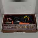 Craft Culture Wood Burning Tool Pen - Craft Burning Tools for Adults & Teens - Wood Burner Kit, Engraver, Carver, Pyrography, Woodburning - Includes 9 Premium Tips - Adjustable Temperature Control