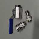 JOEJET High Pressure Washer Ball Valve Kit, 3/8" Quick Connect Ball Valve for Power Washer Hose, 5000 PSI