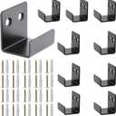 J Hooks for Hanging Mirror Clips/Brackets/Holders for Wall Mounting Frameless Mirror Mounting Hardware (10)