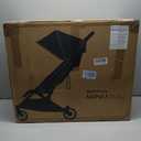 UPPAbaby Minu Duo Side-by-Side Double Stroller - Lightweight + Compact Design for Travel - Easy Fold- from Birth to Toddler - Independent Recline -Ada (Sandstone/Carbon Frame/Chestnut Leather)