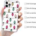 Christmas Lights Case Compatible with iPhone 13 Pro Max, Christmas Holiday Case for iPhone 13 Pro Max, Cool Cute TPU Bumper Phone Case Cover