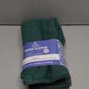 RIVERSIDE 12 Pack Premium 100% Cotton Face Wash Cloths, 12 x 12 Inches, Soft & Absorbent Face Towels for Bathroom Wash Clothes, 550 GSM, Luxury WashCloths for Showering, Body, Spa & Gym, Hunter Green