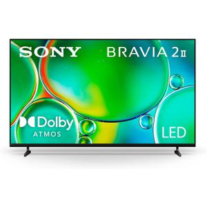 Sony BRAVIA 2 II 75 Inch 4K Ultra HD LED Smart TV with Google TV and Exclusive Features for PlayStation5 (K-75S20M2)