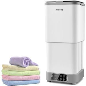 30L Towel Warmer,Large Luxury Towel Warmers, Hot Towel Warmer with Dryer, Adjustable Heating Time Setting, Fragrance Disc,12h Delay Time,Towel Warmers for Bathroom,Spa Home (White-Grey)