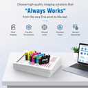 ALLWORK 222XL 222 Remanufactured Ink Cartridges Replacement for Epson 222 T222XL 222XL T222 T222120 T222220 T222320 T222420 Works with Epson Expression Home XP-5200 Workforce WF-2960 Series Printer