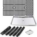 Grill Replacement Parts for Dyna-Glo DGH474CRP DGH483CRP DGH485CRP DGH474CRP-D, Drip Pan Grease Tray & Grill Grates & Heat Tents for Dyna Glo 5 Burner Grill Models
