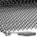 Fireplace Screen Mesh Curtain 2 Pcs - 20"x24" Fireplace Mesh Screen for Wood Burning Fire Stove Spark Guard Chain for Hearth Metal Replacement Hanging Curtain Screens (Black)