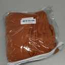 Terracotta Linen Curtains 84 inches Long 2 Panel Set Back Tab Rod Light Filtering Semi Sheer Rust Colored Curtains 84 inches Long Soft Thick Cotton Cloth Textured Boho Farmhouse Room Decor