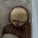 Unfinished Natural Wood Slices with Bark - 20 Pcs 3.5-4 inch Wood Craft kit, DIY Kids Arts and Crafts Coasters Christmas Ornaments Rustic Wedding Decorations