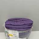 Maple&Stone Twin Flat Sheet 6 Pack,Premium Soft & Breathable,Brushed Microfiber Fabric,Anti-Shrinkage & Non-Fading,Bulk Flat Sheets Only Twin Size (Purple)