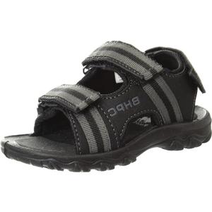 Beverly Hills Polo Club Boy's Sports Active Sandals Open Toe Athletic Summer Shoe (5 Toddler, Grey)