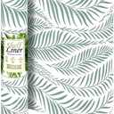 Jersow Shelf Liner Non Slip, Non Adhesive Drawer Liner, Waterproof Shelf Liners for Kitchen Cabinets, Drawer, Fridge, Wire Shelving, Pantry, Under Sink, Bathroom-12 X 20FT, Heavy Duty(Green)