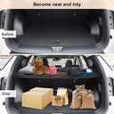 Octomo Retractable Cargo Cover for Hyundai Tucson 2021-2025 (Gas & Hybrid) - Security Shade Shield Trunk Luggage Cover, Black - Compatible with Hyundai Accessories